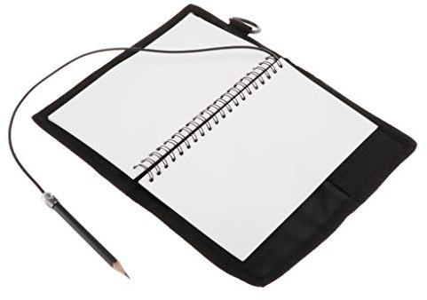 Courtieyeardceastea Cuaderno de buceo con 25 páginas interiores impermeables, color blanco