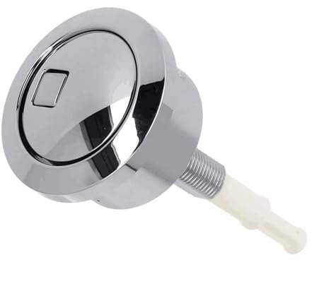 BODYA Water Tank Drain Button Dual Flush Cistern Push Button for Geberit Chrome Finish Bathroom Toilet Accessories Silver