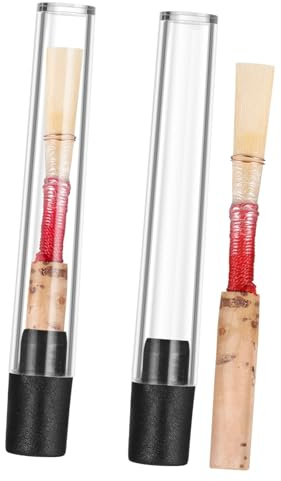 UPKOCH 2 Stück Bambusrohre für Oboe mit Vibration und Leichtem Gewicht Strapazierfähiges Instrumentenzubehör für Auftrittsszenen und Anfänger Zufällige Farbe