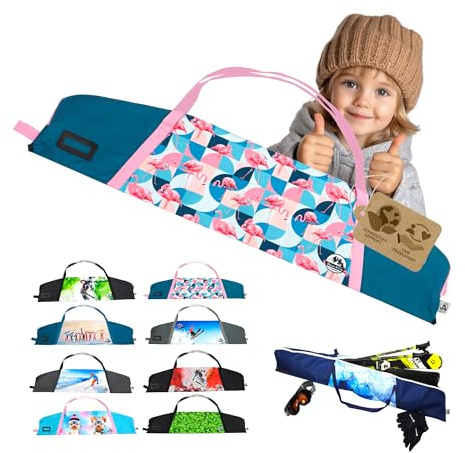 BambiniWelt by Rafael K. Bolsa de esquí para niños (modelo 04, 145 cm)