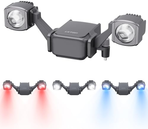 LKTOP Mavic 3 Enterprise Drone Spotlight per DJI Mavic 3T/Mavic 3E Strobe Light Accessori, 3000 Lumen 40W LED Anti-Collisione Searchlight Night Flight Illuminazione Lampada per Ricerca/Salvataggio