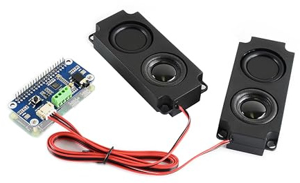 WM8960 - Sombrero de audio compatible con Raspberry Pi 5/4B/3B+/3B/2B/Pi Zero/Zero W/Zero WH/Pi Zero 2W/Zero 2WH, WM8960 Hi-Fi tarjeta de sonido HAT, códec estéreo, reproducción y grabación de alta