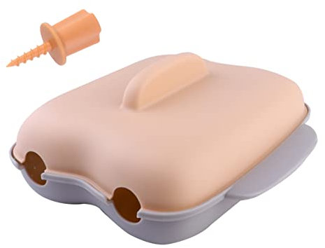 NAMOARLY Cocedor De Maíz Al Vapor Para Microondas Recipiente Fácil De Limpiar y Usar Casa Agujas De Rosca Para Sazonar y Fijar El Maíz