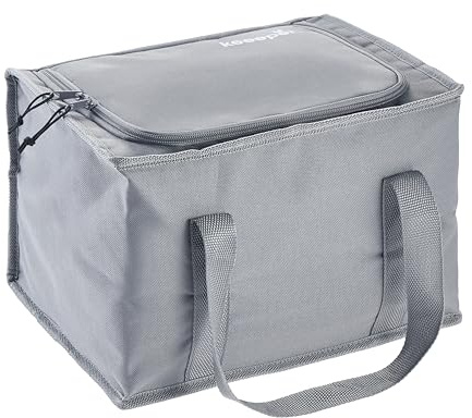 keeeper johanna Faltbare Isoliertasche, 15 l, Gr. M, Mit Tragegriffen, Passend für Klappbox lea, 4 h kühlend/wärmend, Graphite