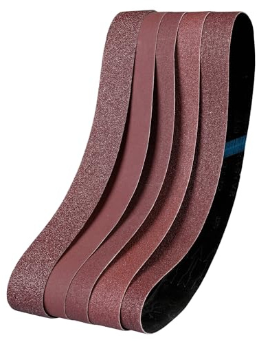 STEBRUAM 5 stycken slipband 50 x 1020 korn 60/80/100/120/240