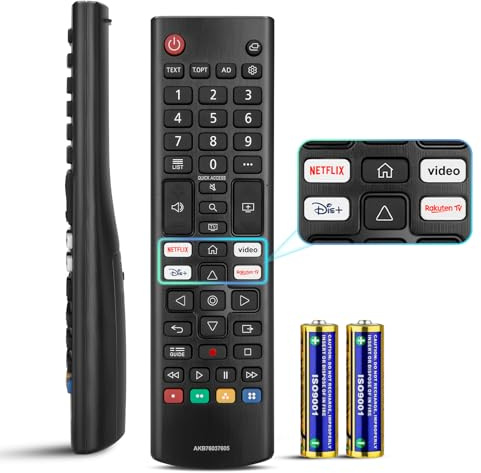 para Mando-LG-Smart-TV, Universal Mando a Distancia para LG Televisión Original, con Baterías