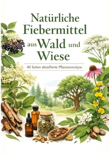 Natürliche Fiebermittel aus Wald und Wiese - 40 Seiten detaillierte Pflanzenanalyse: Pflanzen Lexikon, Pflanzenkunde, Naturheilkunde