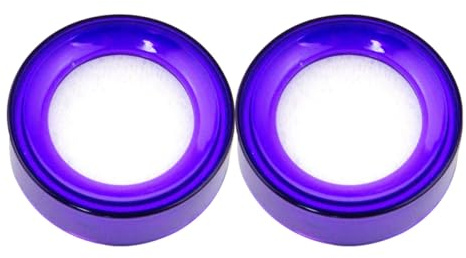 Ciieeo 2 Esponjas Humedecedoras para Dedos de Oficina, Transparentes Morado, Esponja Absorbente para Contar Dinero y Manipular Papel, Accesorio para Humedecer Dedos en Tareas Financieras