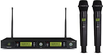 FONESTAR MSH-895-512 Sistema de microfonía inalámbrica UHF 2 Canales