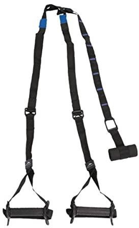 Multifunktionaler Schlingentrainer Schlingentraining Set mit Türanker für Ganzkörpertraining Sling Trainer mit integrierten Liegestützgriffen