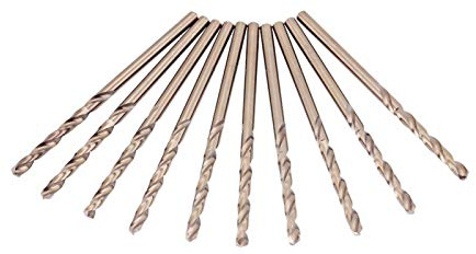 M35 Cobalt Bohrer Set 1mm-5mm HSS Spiralbohrer Zum Bohren von Edelstahl Gusseisen Metall(4mm)