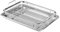 Fenghome Bandeja de horno con rejilla de enfriamiento, cesta de acero inoxidable, rejilla de acero inoxidable para hornear galletas, enfriamiento, cesta para hornear de plata (32,5 x 24,5 x 5,2 cm)