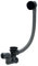 Wirquin 30724541 Ensemble Vidage de Baignoire Black Touch à Câble L700 mm, noir
