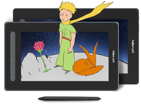 XPPen Artist 12 2ème génération Tablette graphique 11,9 pouces Écran Stylet entièrement laminé, X3 Smart Chip Stylo sans pile pour l'édition d'images/illustration, Le Petit Prince Version