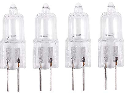 Yheonver 12V 20W 2 Pin G4 Basis Halogen GlÜHbirne 4 StÜCk Warmweiß