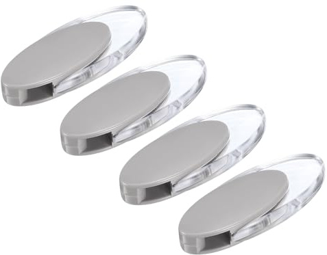 QUARKZMAN Blinde Schnur Gewicht 4Stk 90mm Vorhang Fensterladen Perlen Jalousien Kette Handgriff Römisches Vertikal Rollo Zubehör Grau