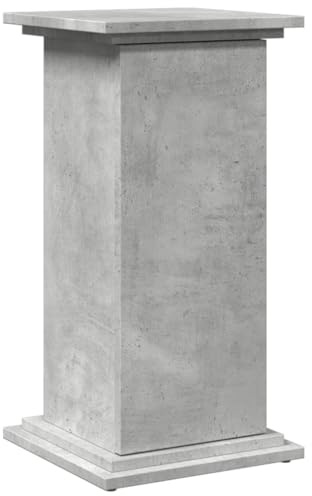 vidaXL Postament mit Stauraum Betongrau 31x30x60 cm Holzwerkstoff