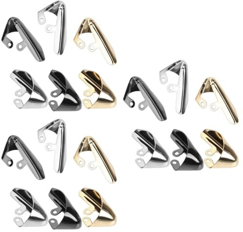 SAFIGLE 18 STK Zehenschutz hoher Beschützer roter hoher Schuhschutz Bausätze Falten Dunks Absätze Shoe Charms Schuhdekoration Auto zubehör Schuhspitzenkappe zum Schutz Schuhe Decken Metall