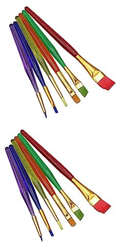 ULDIGI 12pcs DIY Tool Set Cake Icing Decor Painting Fondant Dusting Sugar Craft Tools Lustre Dust for Boys and Girls Art Holidays