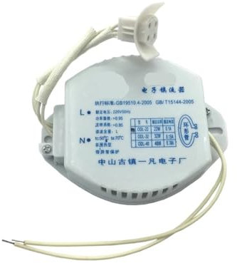 RTRCAGAKM Ballast électronique T6 T5 T9 220 V 22 W 32 W 40 W 55 W redresseur for Tubes annulaires G10Q, Lampe Fluorescente de Plafond à Tube Circulaire(40W)