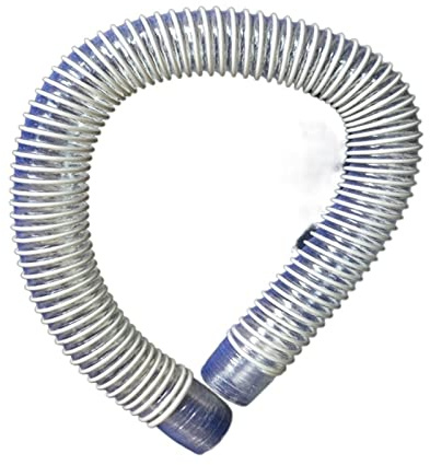 WEKONUMEX Staubsaugerschlauch, 60mm Durchmesser Saugrohr Reiniger Schlauch Balg Strohhalme Gewinde Schlauch Weiche Rohr Staubsauger(1 Meter)