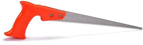 Yardwe Serrucho Manual Pequeño de Manganeso con Mango Rojo para Poda Jardinería Corte de Madera Plástico y Tableros Herramienta Duradera para Carpintería y Bricolaje