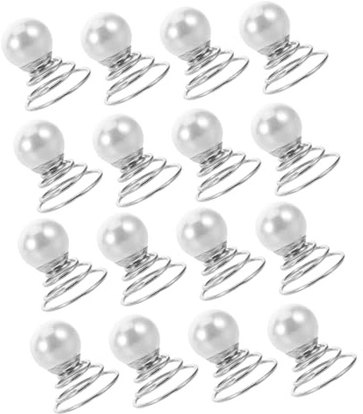 Gatuida 36pcs Pearl Hair Clip Spiral Twist Coil Hair Pins Screw Pins Elegant Updos