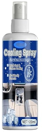 Spray Rinfrescante,Cool Care Spray Spray Idratante Ghiaccio,Rinfrescante per Tutto il Corpo,per Escursioni Campeggio Spiaggia Piscina Sport Caldo Picnic Festival Stadio Tragitto Commute Viaggio,120ml