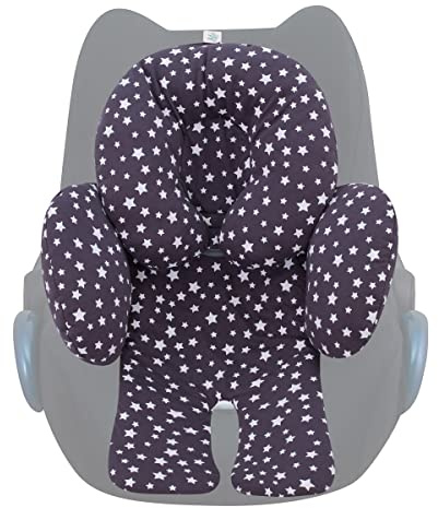 JYOKO 829 Kids Sitzverkleinerer Antiallergikum Universal Baby 100% Baumwolle (Winter Sky, 2 Teile)