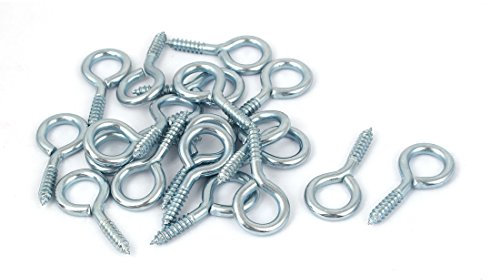 Aexit Jewelry Garden Vine Wire 5.2mm Thread Dia Eyelet Screw Eye Hook 20pcs (1e90ae489ae463c112e71a662271adb6)