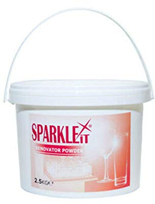We Can Source It Ltd – Renovate Powder 2.5kg for Glasswashers & Dishwashers – Gently Cleans Glasses & Dishes, Removes Stains & Grease – Restores Shine, Safe & Non-Caustic, Phosphate-Free