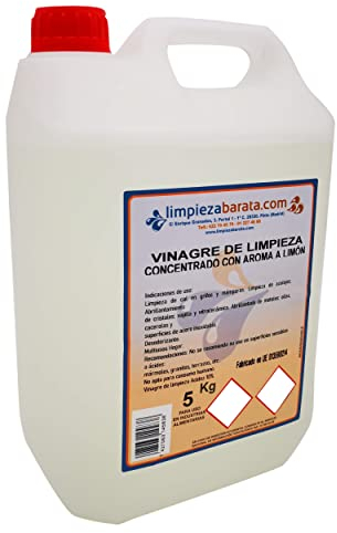 VINAGRE DE LIMPIEZA 10º CONCENTRADO 5L CON OLOR A LIMÓN