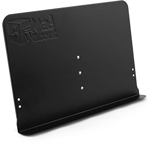 Mad About MA-MS01 Schreibtisch-Notenständer - Metall Notenständer Notenhalter Buchhalter, Schwarz