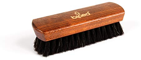 biped Spazzola lucidante per scarpe – Spazzola lucida con crine di cavallo – Spazzola per scarpe in legno Classic Edition z2468 (crine scure)