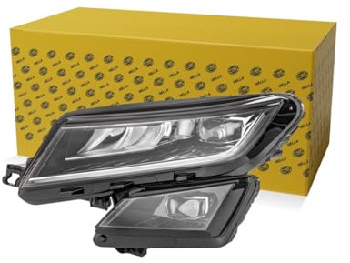 HELLA 1Zx 012 669-391 Led-Projecteur Principal - Ece - Pour Circulation À Droite - Avant Gauche | Compatible avec: SKODA KODIAQ