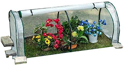 GXBCS Gartengewächshaus Tomatenhaus Treibhaus Mini Gewächshaus Weiße Abdeckung für Garten Balkon Wintergarten Pflanzen 107