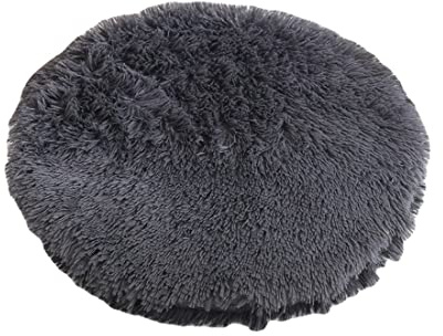 RICHRAIN Katzenkissen Rund,PlüSchkissen Katzen Hunde, Rund, Warme Matte | Größe S: 40 cm