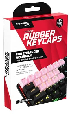 HyperX Rubber Keycaps - Gaming Accessory Kit 19 Keys English (US) Layout Pink