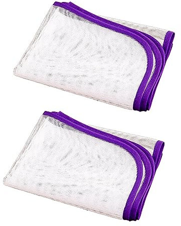 RGZD Bügeltuch, 2er Set Bügelschutztuch, Schutzkleidung für das Bügeln auf einem Eisengitter, Hitzebeständige Bügelmatte, um Schäden an Kleidung zu vermeiden, 40 * 60CM
