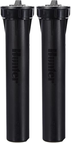 Hunter Pro Spray 15 cm, PROS-06-SI Aspersor emergente, Negro, 5,7 x 22,6 x 4,7 cm (Paquete de 2)