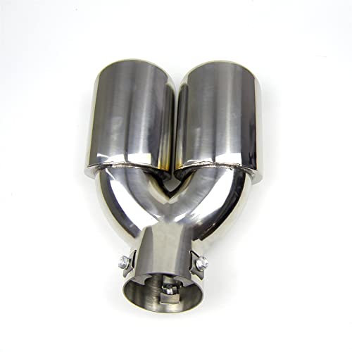 Auto Zubehör Edelstahl Oval Doppelrohr Auspuff Endstück Hals Für B&M&W E30 E32 E34 E36 E46