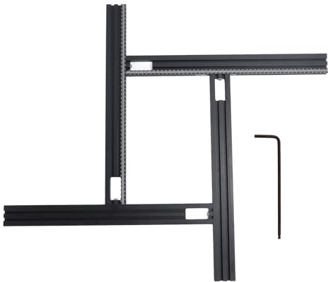 Ensemble de Jonction de Rail de Guidage 500 Mm Réglable pour le Travail du Bois, Machine de Bordure Universelle en Alliage D'aluminium Clair et Précis, Scie Circulaire