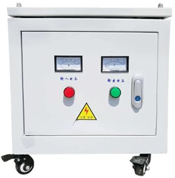 AMEHRU Transformateur d'isolement triphasé 380v à 220v Conversion de Puissance monophasée(5000VA)
