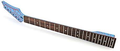 Blue Burst Gitarrenhals Ersatz 24 Bünde E-Gitarre Hals Gitarre Reparatur Zubehör Palisander Griffbrett