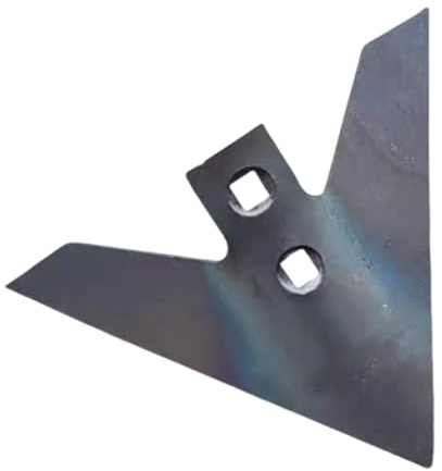 Fenteer Testa Triangolare per Zappatrice per Coltivatori da Campo, Resistente all'Usura, per Piccole Motozappe con Viti di Ricambio, Spessore 4 Mm, Size S