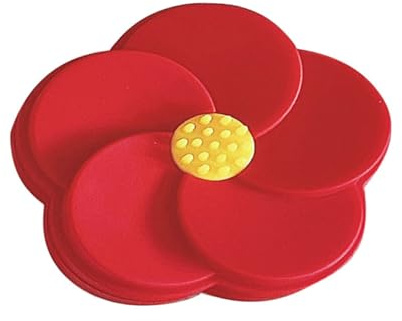 DEARMAMY 1 Set Flower Shape Contacts Lens Case Portable Cosmetic Box for Travel Daily Use for Colored Lenses Includes Essential Accessories for Easy Care