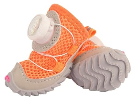 Atmungsaktive Hundeschuhe für kleine und mittelgroße Hunde, reflektierend, leicht, Pfotenschutz für französische Bulldogge, Teddy, Beagle, Corgi, Pomeranian, für drinnen und draußen, Größe XS