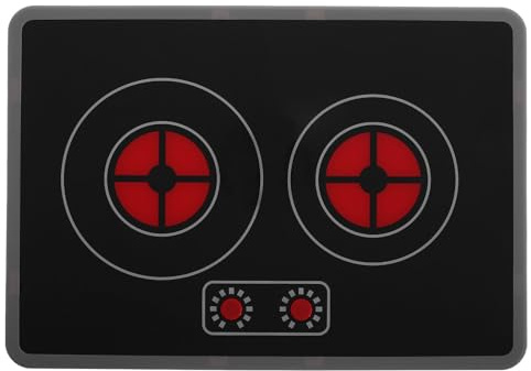 Beaupretty Jouet Cuisine Enfant Plaque Induction Simulée avec Effets Sonores Et Lumineux Accessoire De Jeu D'Électroménager pour Filles Et Garçons Modèle Réaliste pour Développement Et Imagination