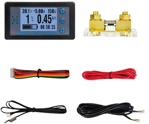 DC8-120V 200A Affichage Des Tensions De Courant Numérique Power Energy Multimètre Voltmètre Ammeter Pour Les Bateaux De Voiture Coulomètre MONITEURS