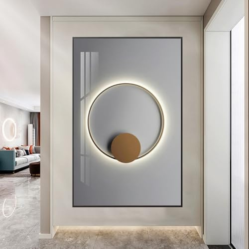 HARELA Zählerkasten-Dekormalerei Schalttafelabdeckung Sicherungskasten-Abdeckung passt zu verschiedenen Einrichtungsstilen(Black K,60x120cm/23.6x47.2in)
